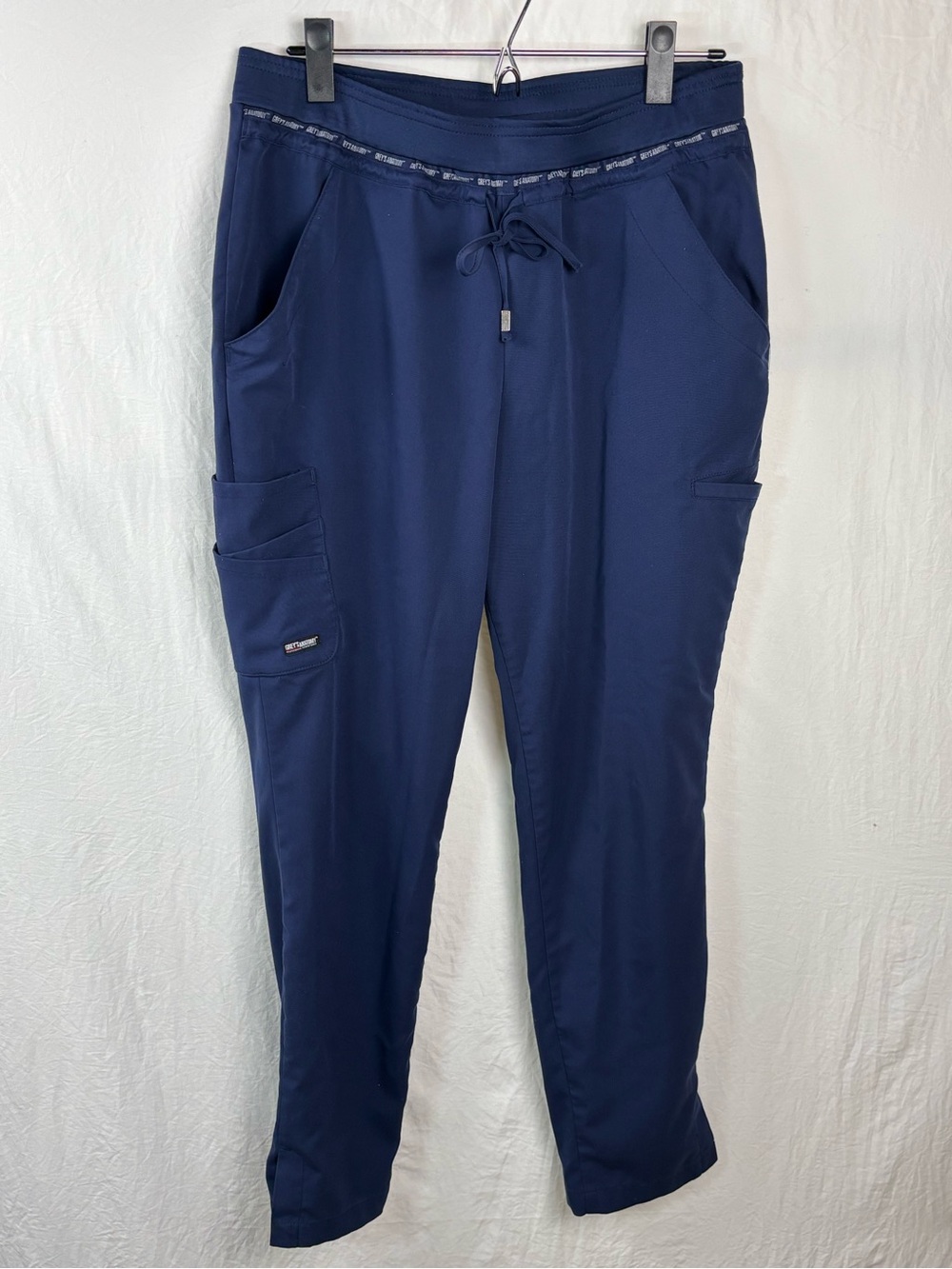 Lot of 3 Grey's Anatomy scrub women’s medium Cargo Jogger Pants grey, navy black